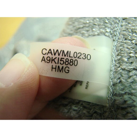 Calvin Klein Gray Acrylic Glitter Knit Infinity Scarf Warm Soft Stretch 33x12" - Picture 12 of 16